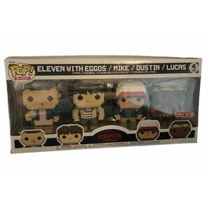 Eleven, Mike, Dustin, Lucas Stranger Things Funko Pop 8Bit Set Target Exclusive
